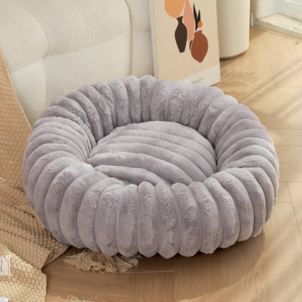Calming Dog Bed - Grands lits moelleux pour animaux de