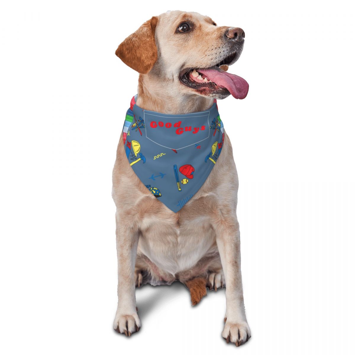 Dog Bandana Scarf - Bons gars jeu d'enfant Chucky Bandanas