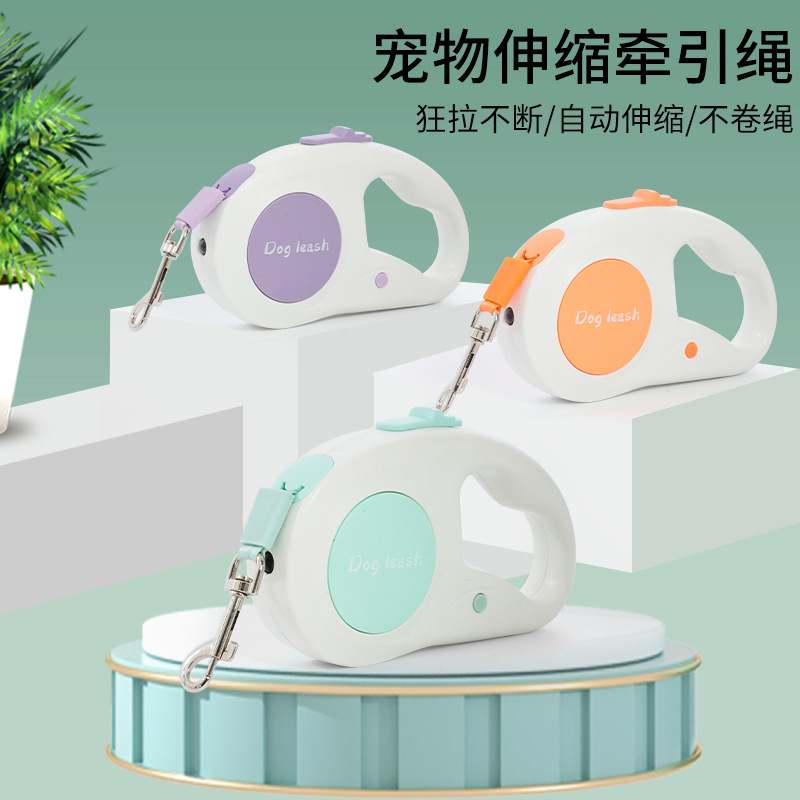 Retractable Dog Leash - Laisse rétractable pour animaux de compagnie,