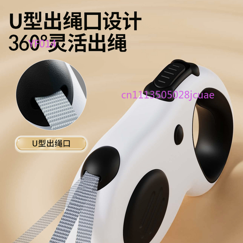 Retractable Dog Leash - Laisse de chien rétractable automatique transfrontalière,