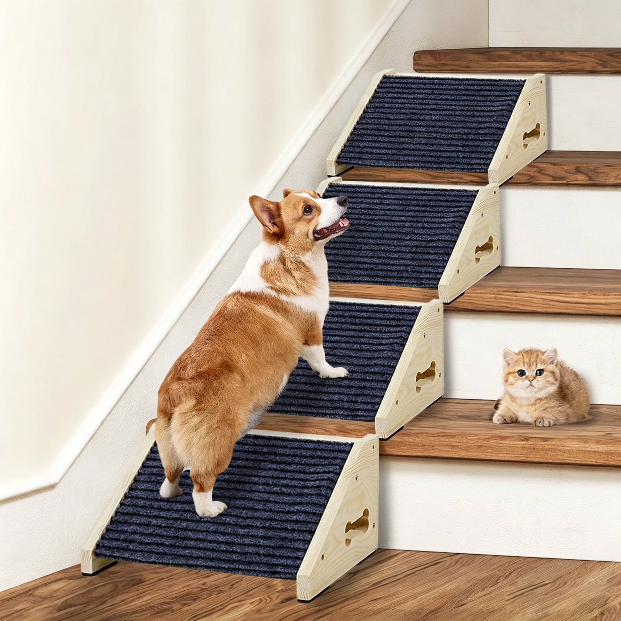 Escaliers et rampes en bois an - Calming Dog Bed avis et prix