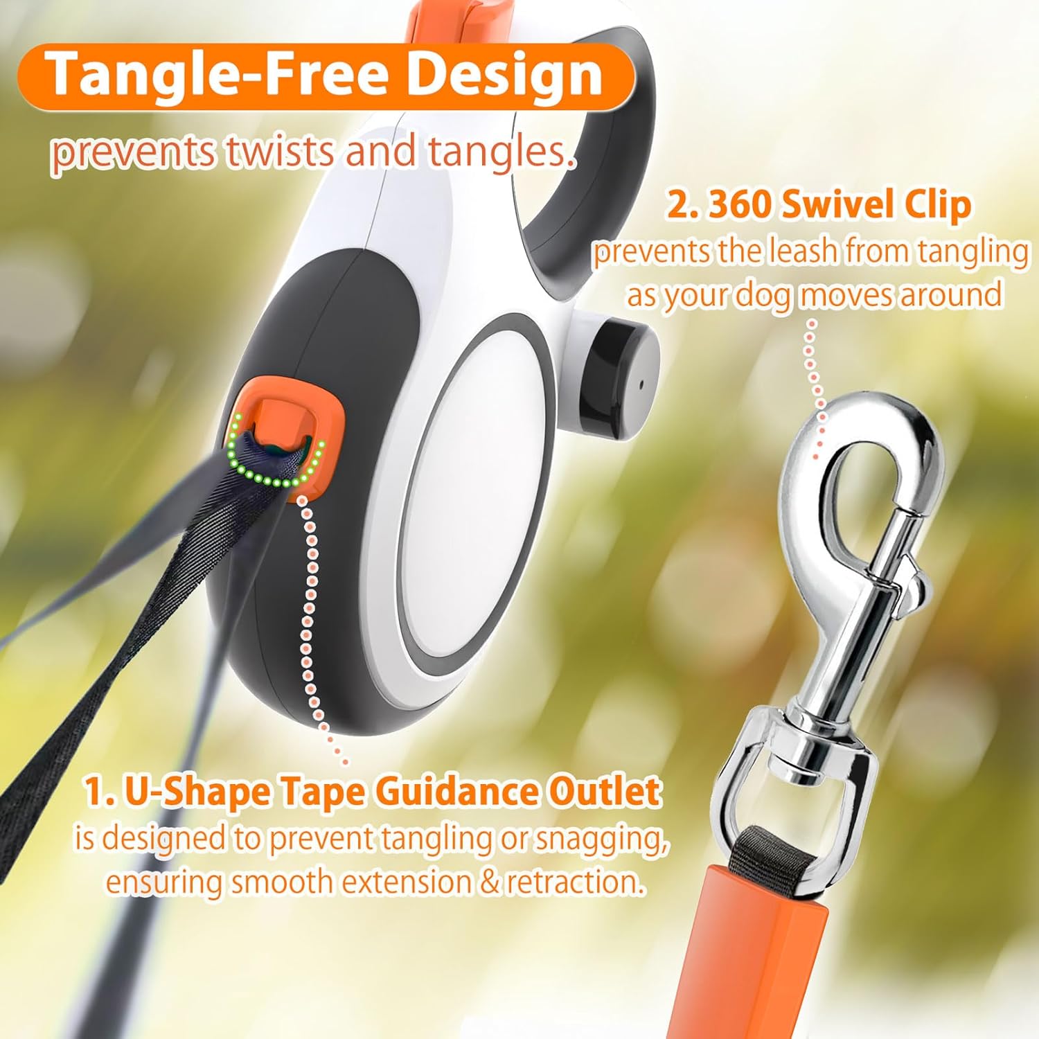 Laisse rétractable pour chien, - Retractable Dog Leash avis et prix