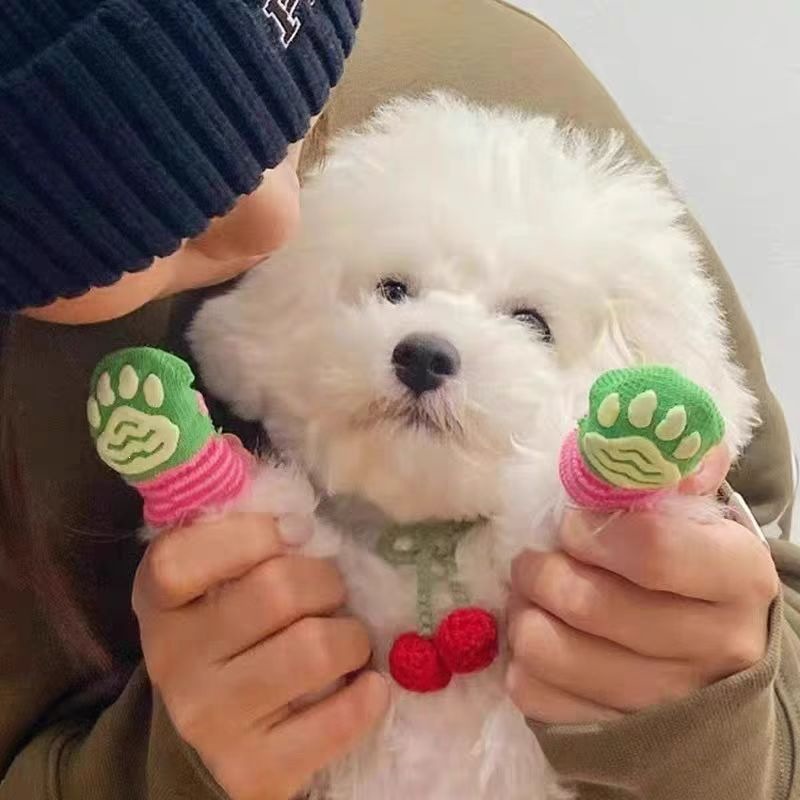 4 paires de chaussettes pour c - Dog Booties Paw Protector avis et prix