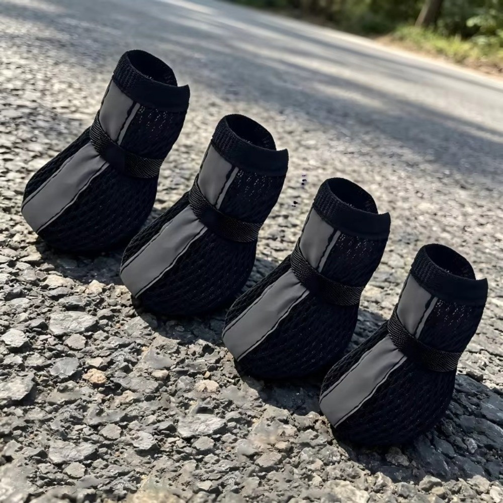 4 pièces/ensemble Chaussures p - Dog Booties Paw Protector avis et prix