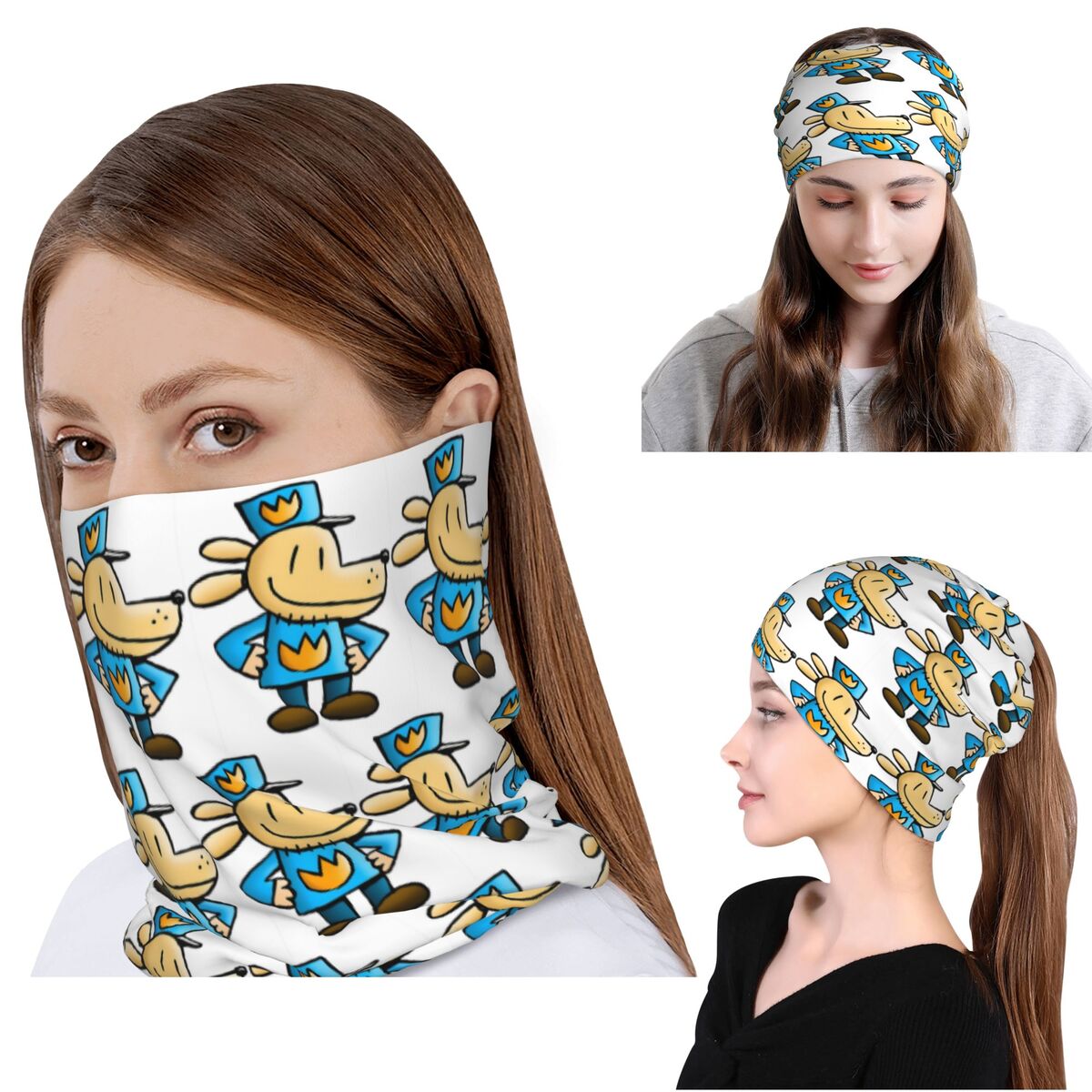 Dog Man Comédie Graphique - Ba - Dog Bandana Scarf avis et prix