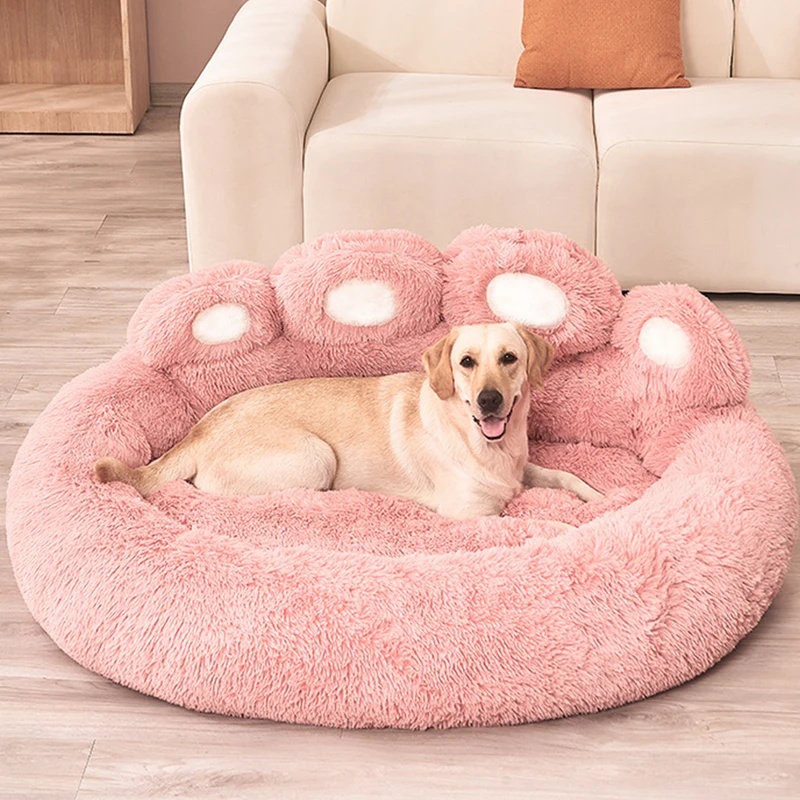 Grand lit-coussin en peluche d - Calming Dog Bed avis et prix