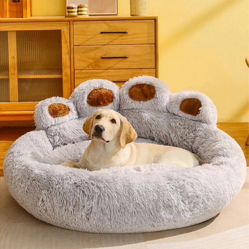 Grand lit-coussin en peluche d - Calming Dog Bed avis et prix